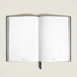 Quaderno Medio in Pelle con Grana, Fogli a Righe