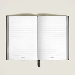 Quaderno Medio in Pelle con Grana, Fogli a Righe