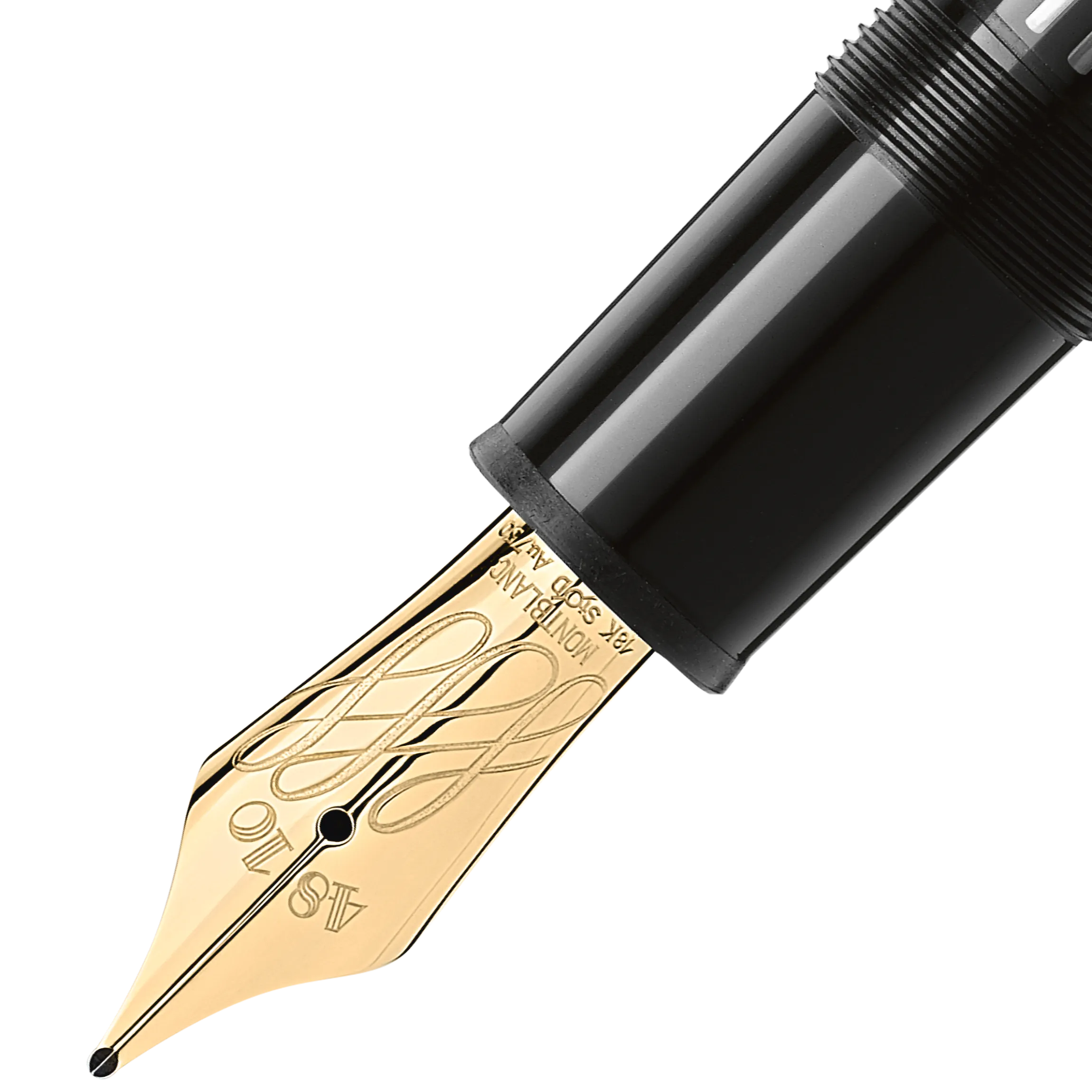 Stilografica Meisterstück Placcata in Oro LeGrand Calligraphy con Pennino Flessibile