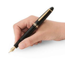 Stilografica Meisterstück Placcata in Oro LeGrand Calligraphy con Pennino Flessibile