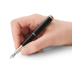 Stilografica Montblanc Heritage Rouge et Noir "Baby" Edizione Speciale Nera