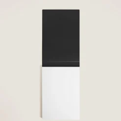 Taccuino A4, nero - fogli bianchi