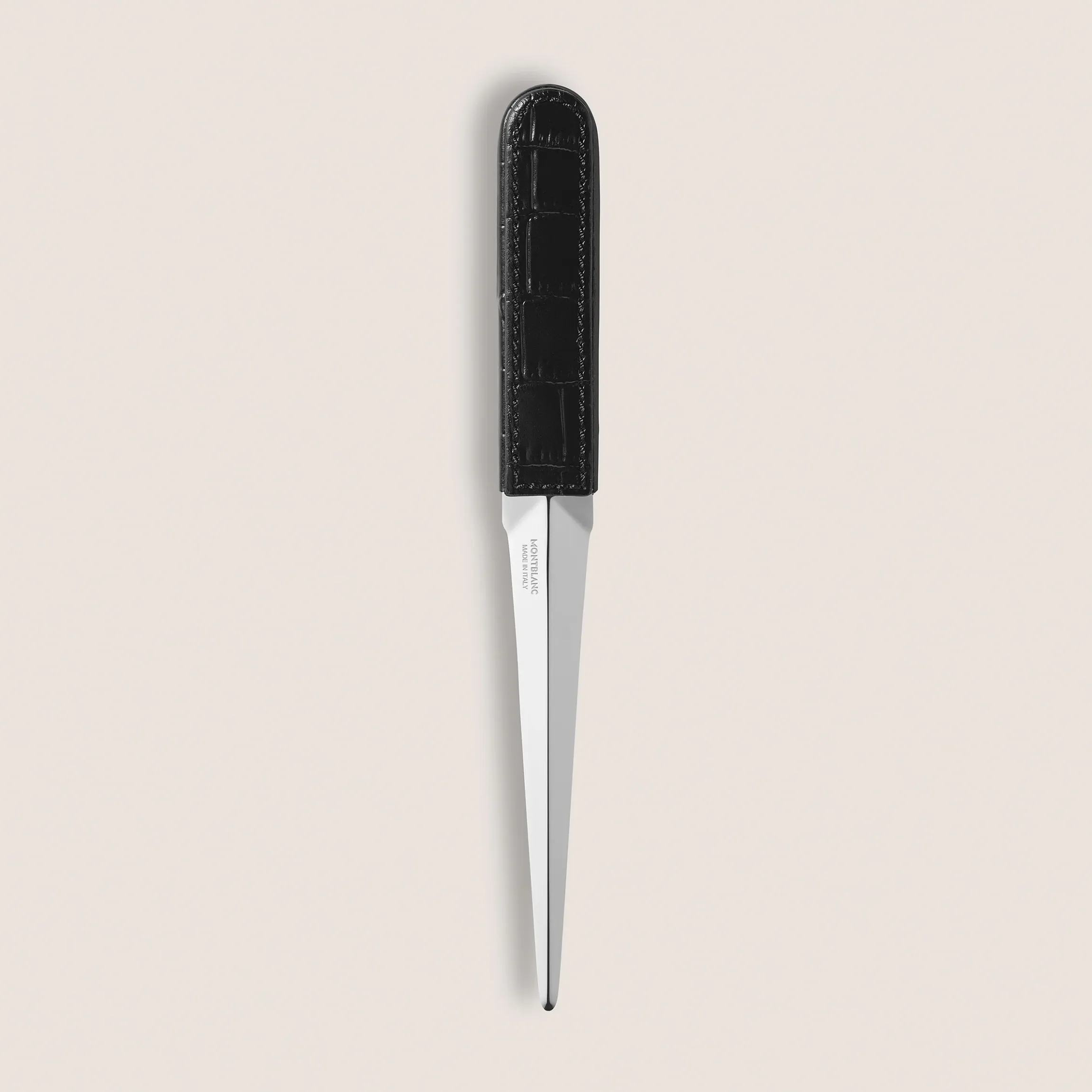 Tagliacarte in Pelle Stampata Coccodrillo