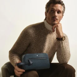 Trousse da Toilette in Pelle Sartorial
