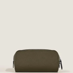 Trousse da Toilette Piccola in Pelle Sartorial