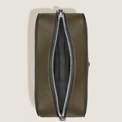 Trousse da Toilette Piccola in Pelle Sartorial