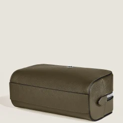 Trousse da Toilette Piccola in Pelle Sartorial
