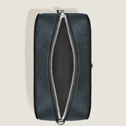 Trousse da Toilette Piccola in Pelle Sartorial