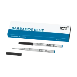 2x Ricariche per Penna a Sfera, Barbados Blue