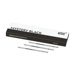3x Ricariche Piccolo per Penna a Sfera, Mystery Black