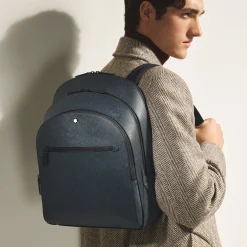 Zaino Modello Medio con 3 Compartimenti in Pelle Sartorial