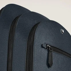 Zaino Modello Medio con 3 Compartimenti in Pelle Sartorial